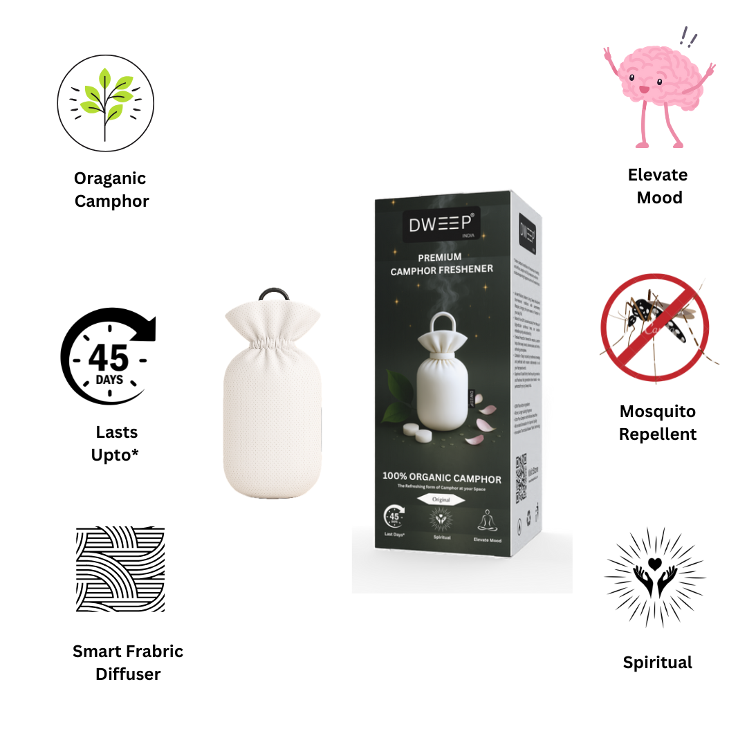 Dweep India Premium Camphor Freshener- Original CD