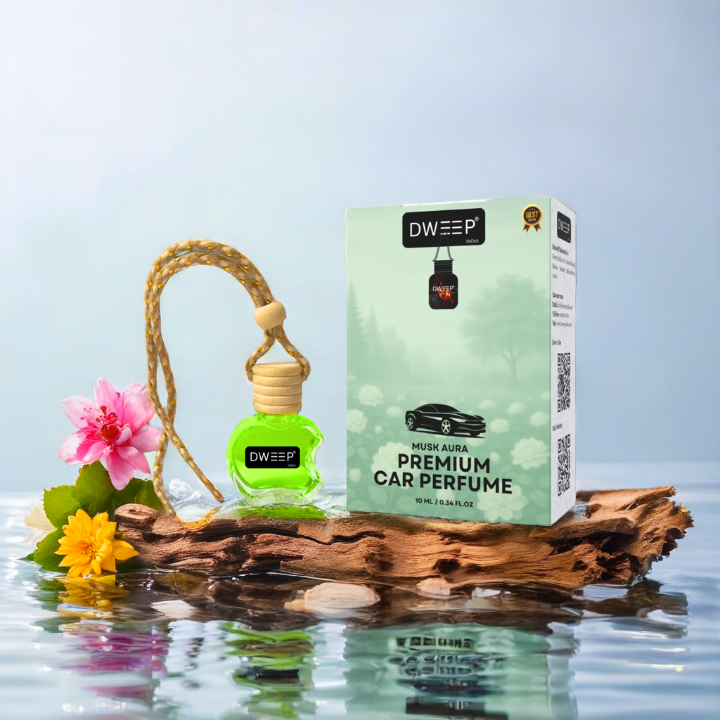 Dweep India Premium Car Perfume Musk Aura 10 ml CD