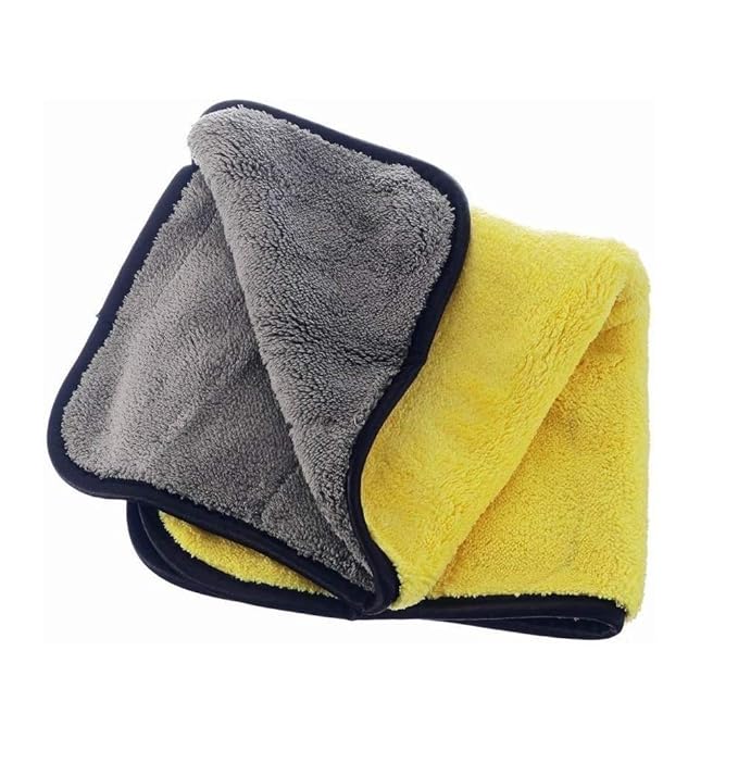 Auto Hub 800 GSM Microfiber Cloth - Plush, Dual-Sided Detailing Towel