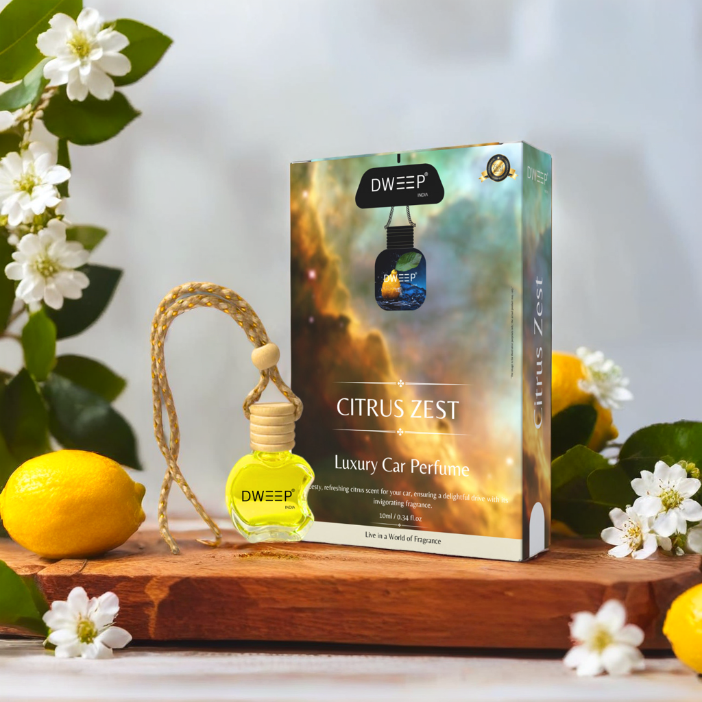Dweep India Citrus Zest Luxury Car Perfume
