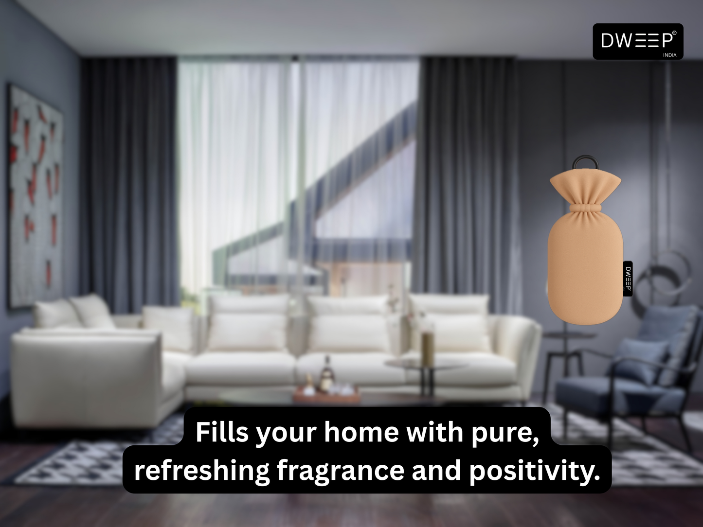 Dweep India Premium Camphor Freshener- Sandalwood