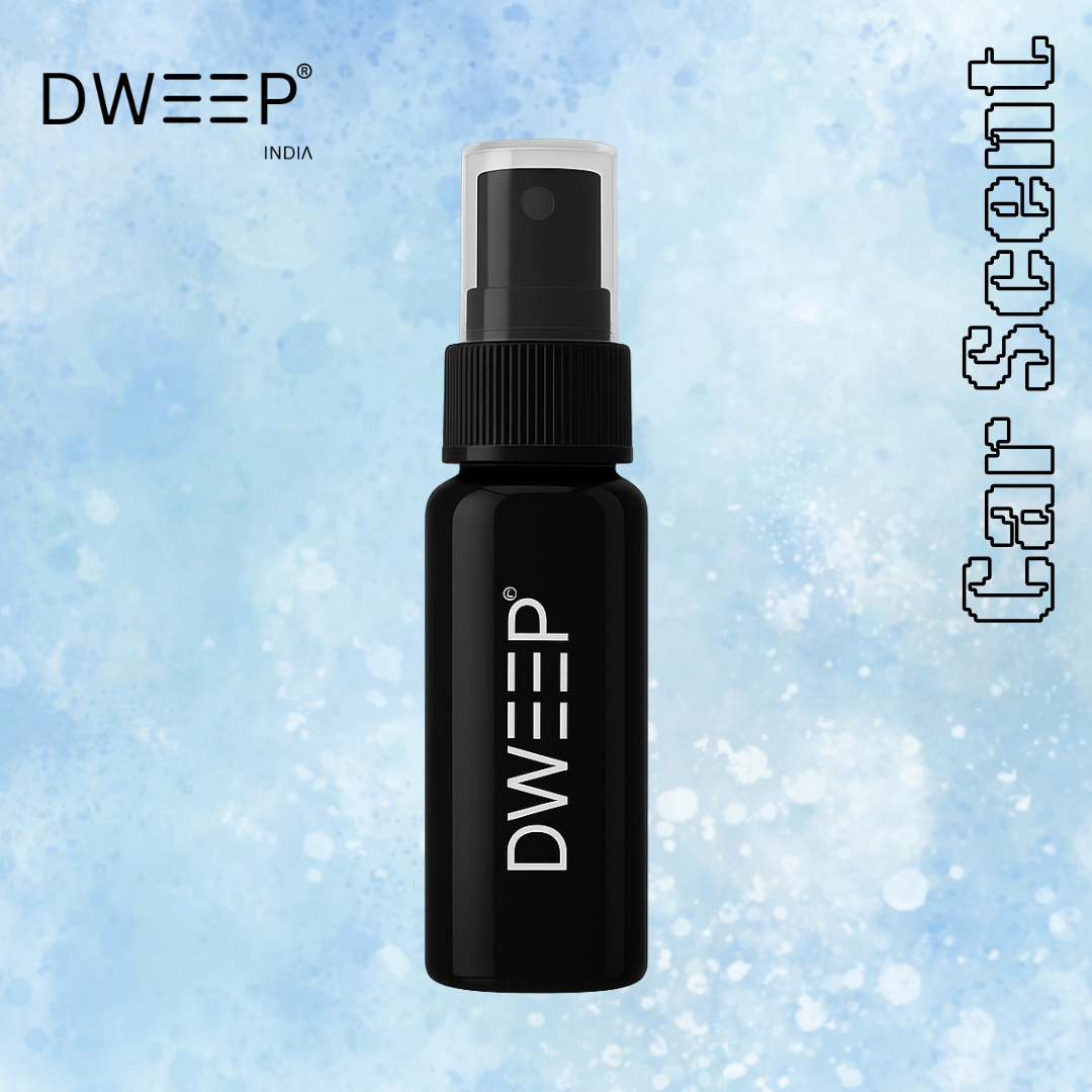 Dweep India Ultra Series Car Perfume Spray, Anti-Odor Technology, Long-Lasting Scent-Oudh Royale
