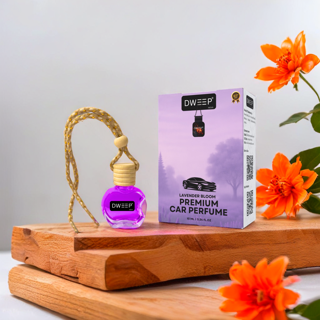 Dweep India Premium Car Perfume Lavender Bloom 10 ml CD