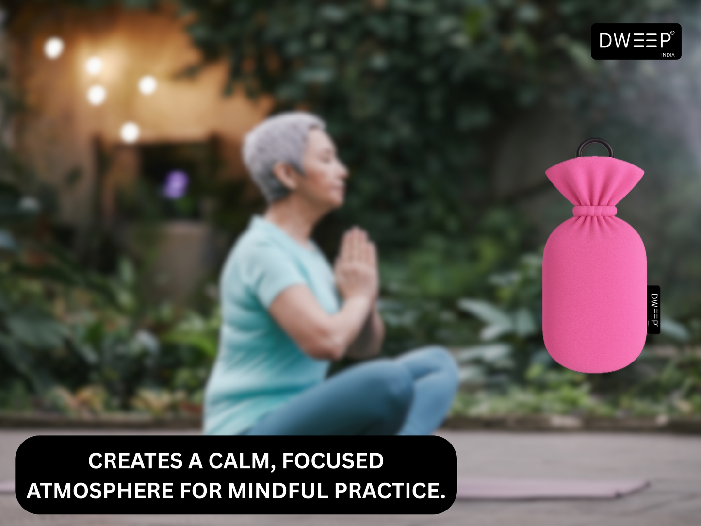 Dweep India Premium Camphor Freshener- Rose