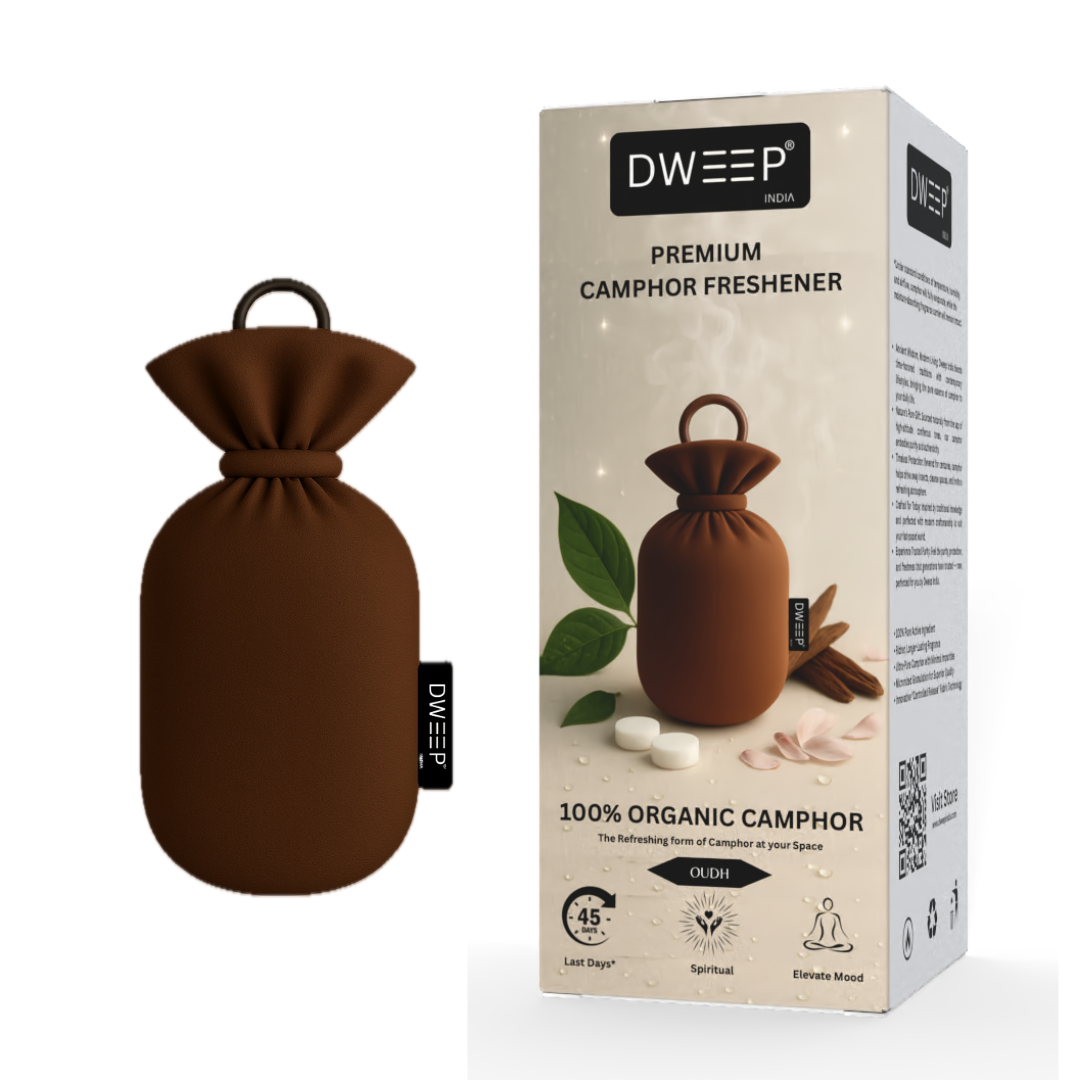 Dweep India Premium Camphor Freshener- Oudh