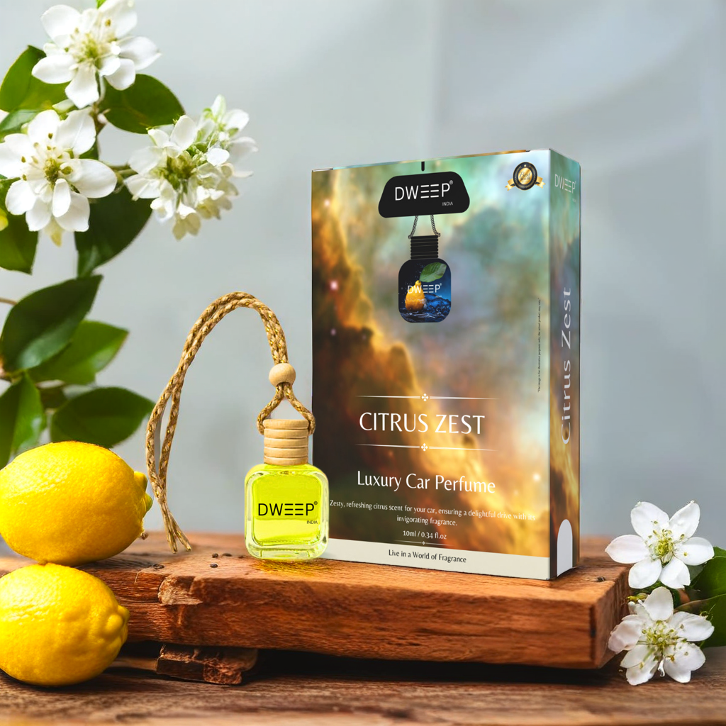 Dweep India Citrus Zest Luxury Car Perfume