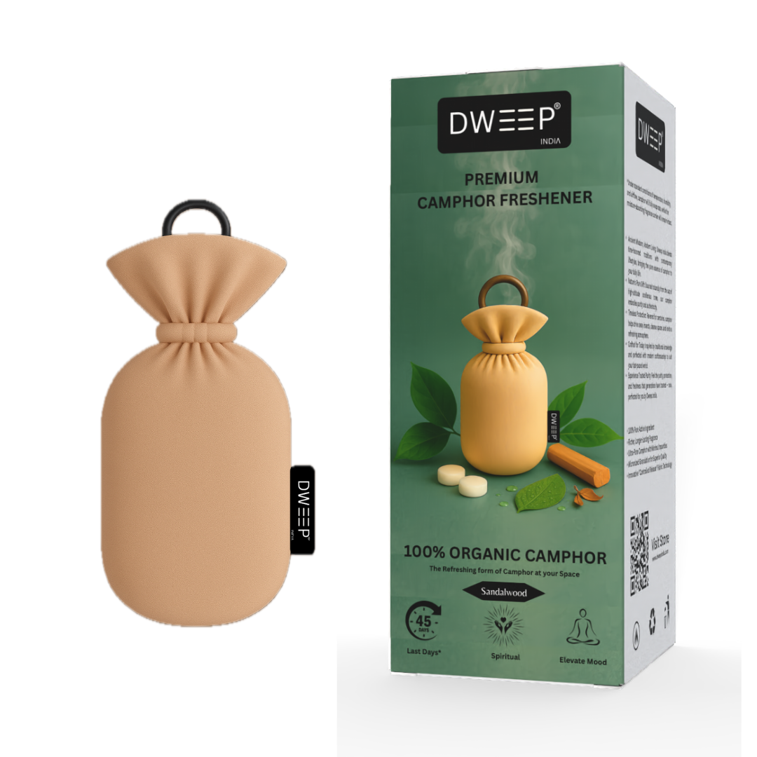 Dweep India Premium Camphor Freshener- Sandalwood