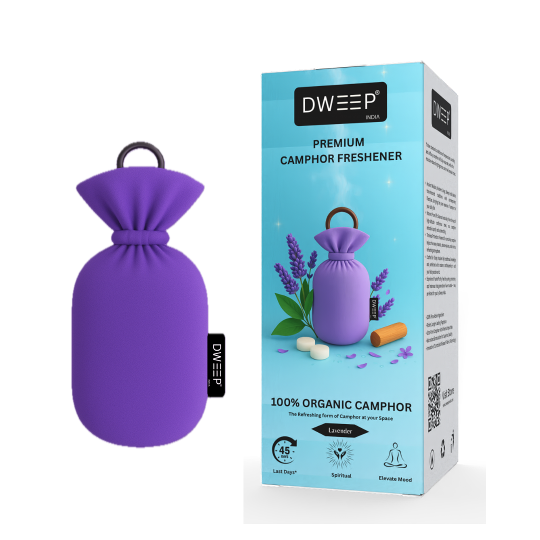 Dweep India Premium Camphor Freshener- Lavender