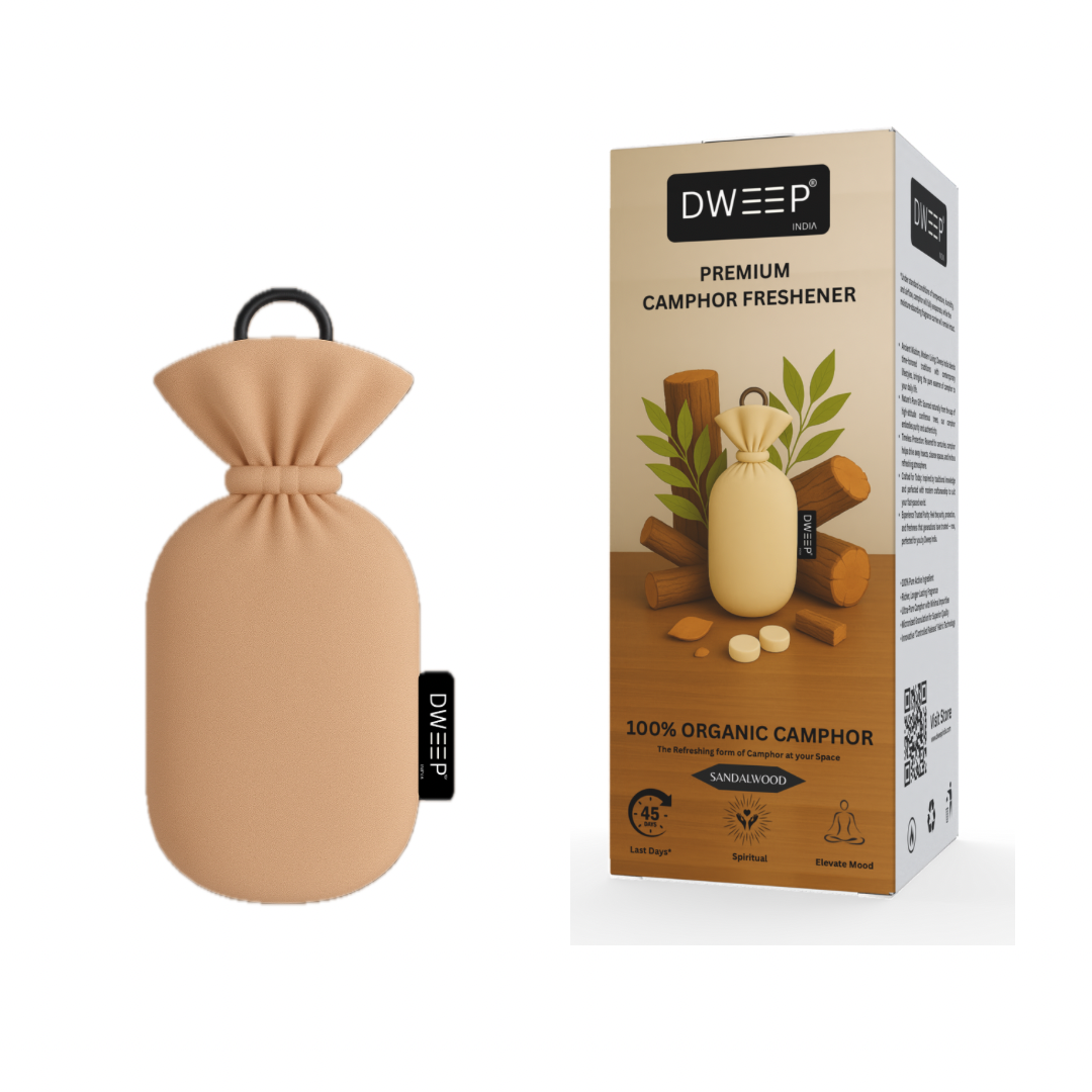 Dweep India Premium Camphor Freshener- Sandalwood