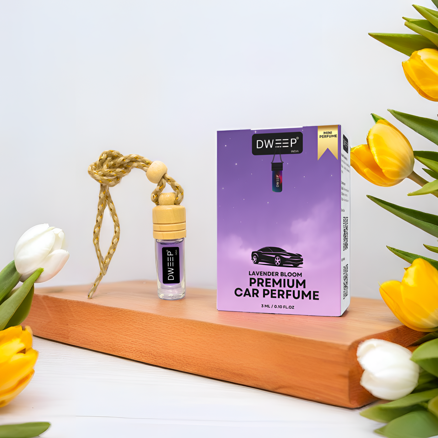 Dweep India Premium Car Perfume Lavender 3ml CD