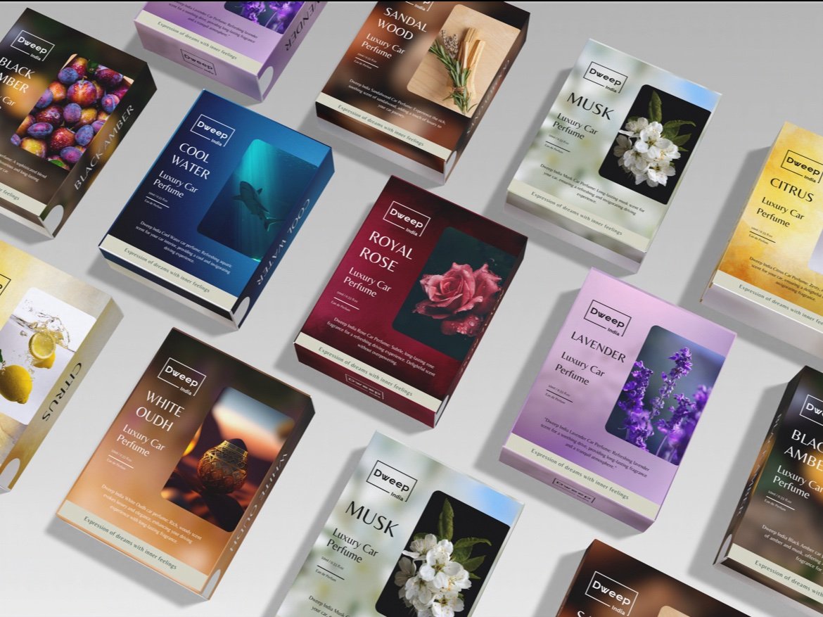 Dweep India Cool water & Sandalwood Car Perfume