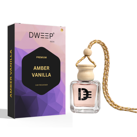 Dweep India Premium Series Car Perfume- Amber Vanilla