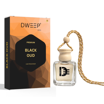 Dweep India Premium Series Car Perfume- Black Oud