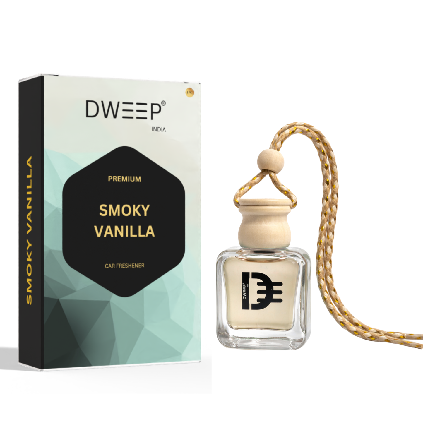 Dweep India Premium Series Car Perfume- Smoky Vanilla