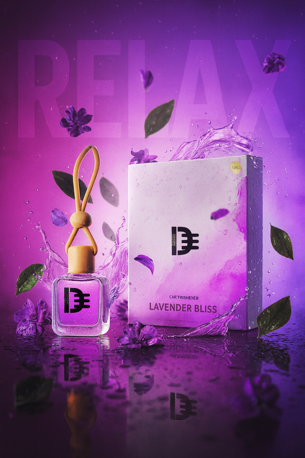 Dweep India Alpha Series Car Perfume Lavender Bliss