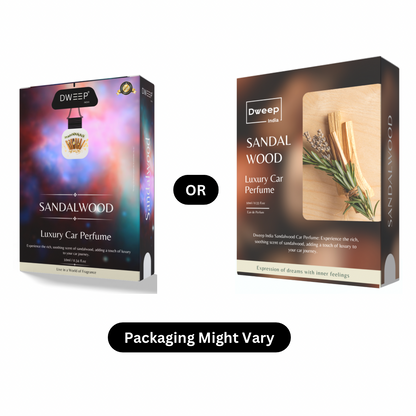 Dweep India  Sandalwood Luxury Car Perfume
