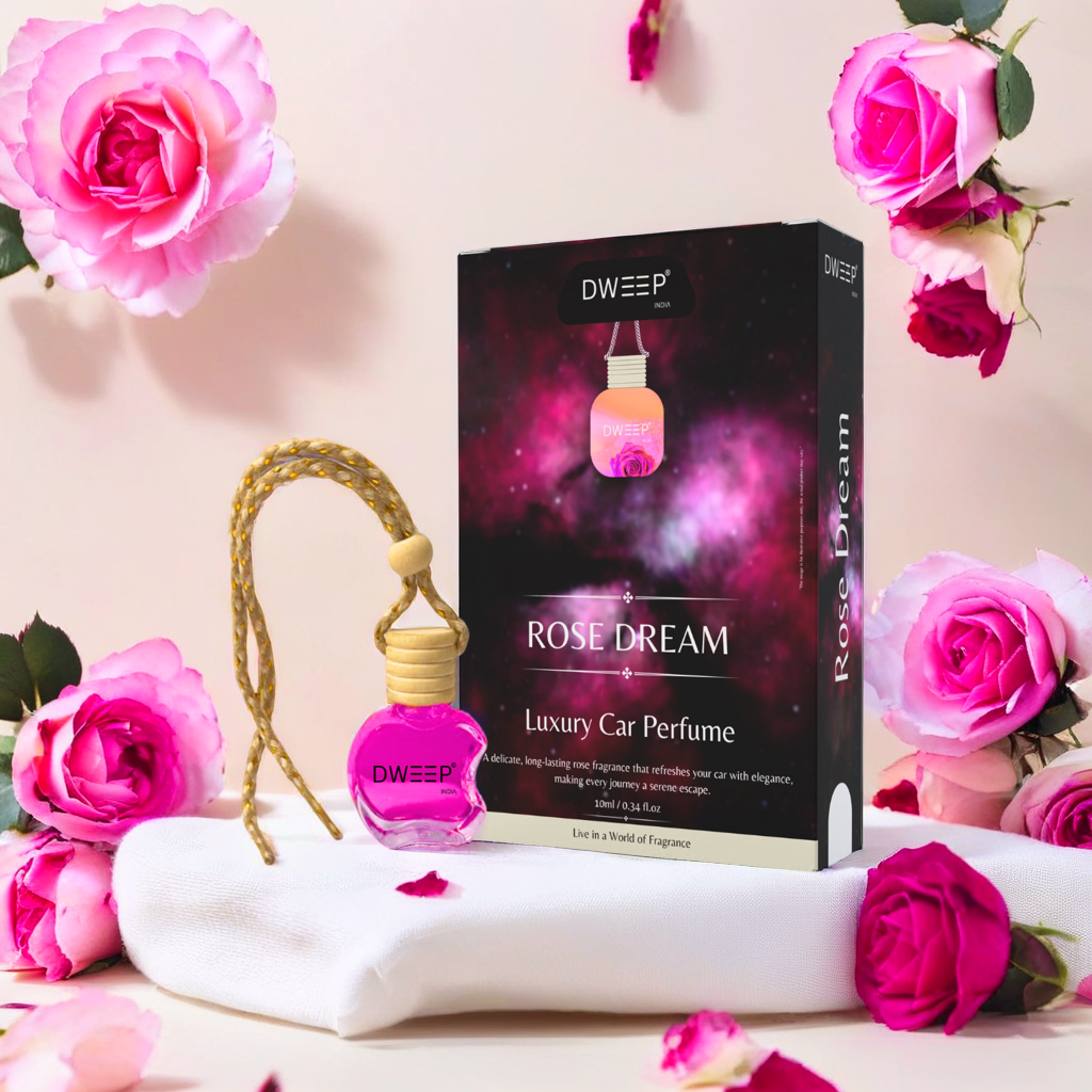 Dweep India Rose Dream Luxury Car Perfume
