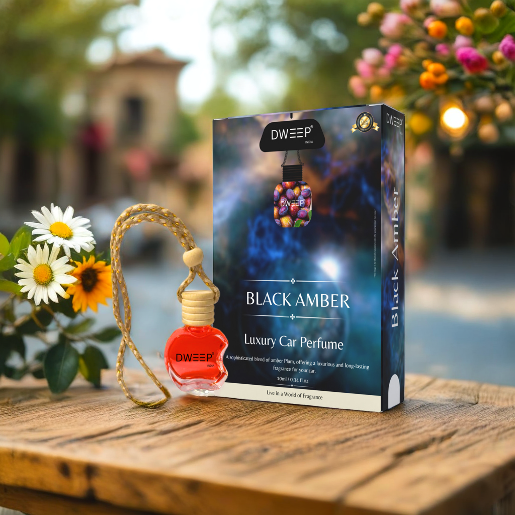 Dweep India Black Amber Luxury Car Perfume