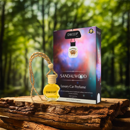 Dweep India  Sandalwood Luxury Car Perfume