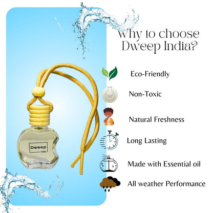 Dweep India Cool Water & Citrus Car Perfume