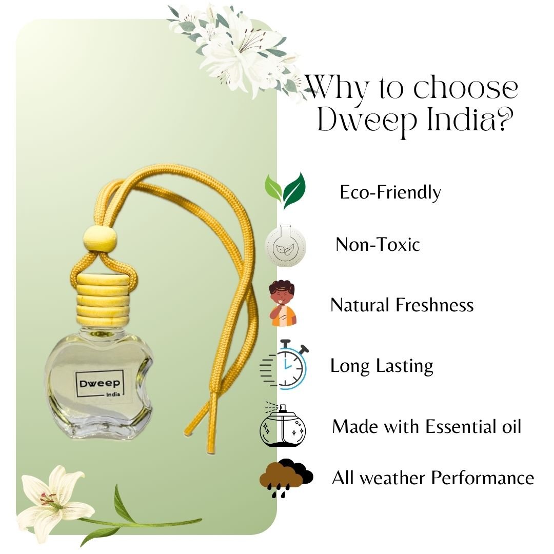 Dweep India Musk & Black Amber Car Perfume