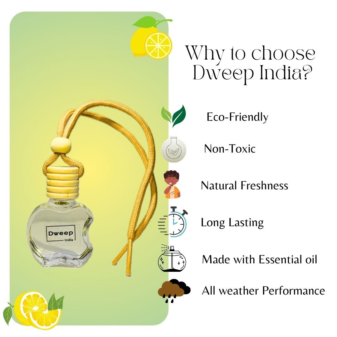 Dweep India Citrus & White Oudh Car Perfume