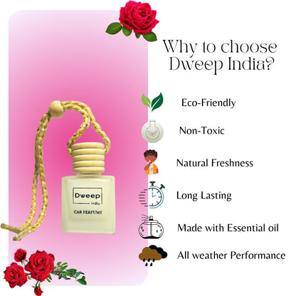 Dweep India Lavender & Royal Rose Car Perfume Pod