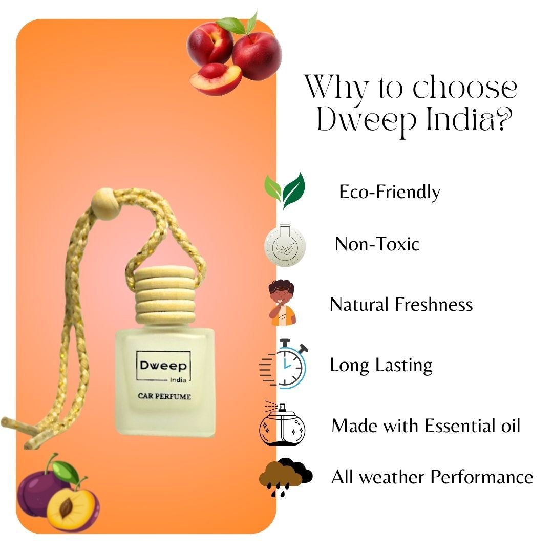 Dweep India Musk & Black Amber Car Perfume Pod