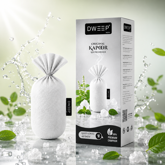 Dweep India Premium Camphor Freshener- Original Kapoor