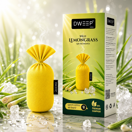 Dweep India Premium Camphor Freshener- Wild Lemongrass