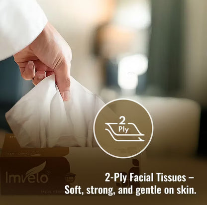 Dweep India Ultra soft Facial Tissue Paper 100-Pulls (Pack of 1)