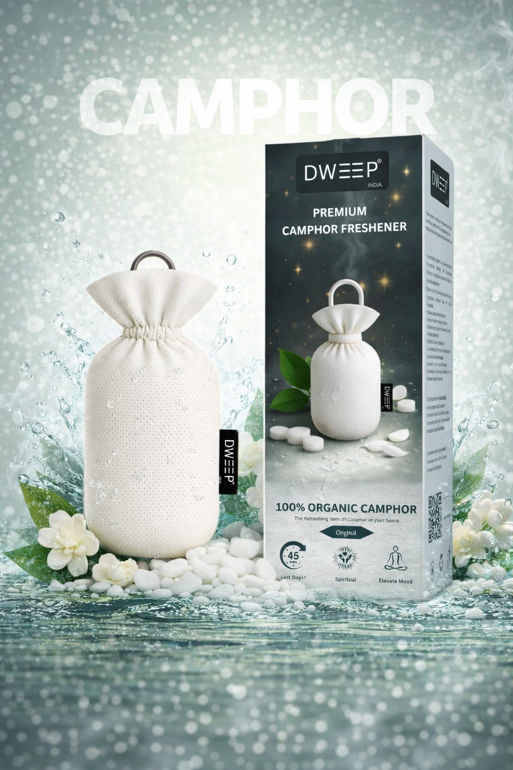 Dweep India Premium Camphor Freshener- Original