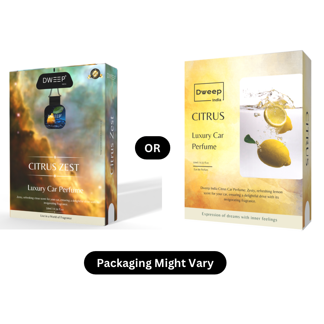 Dweep India Citrus Zest Luxury Car Perfume