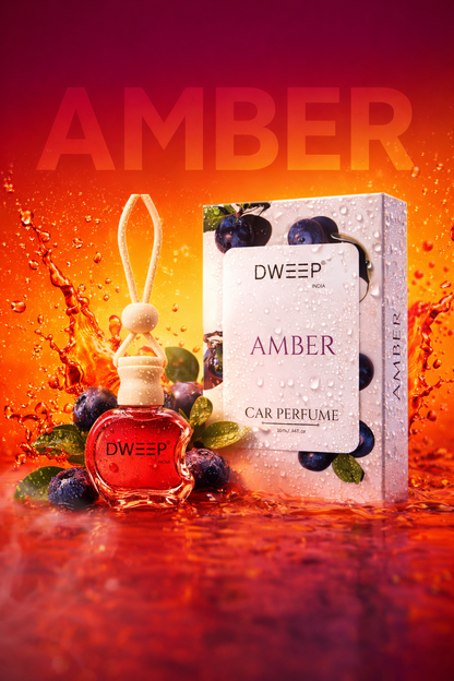 Dweep India Signature Series Car Perfume- Amber