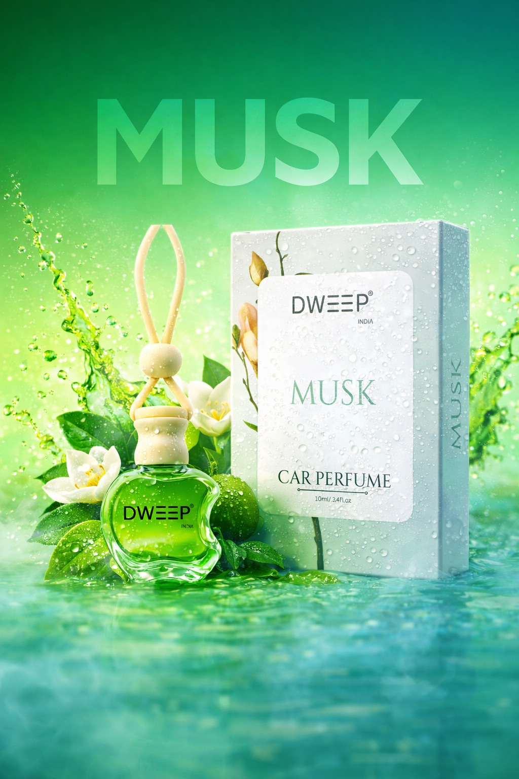 Dweep India Signature Series Car Perfume-Musk