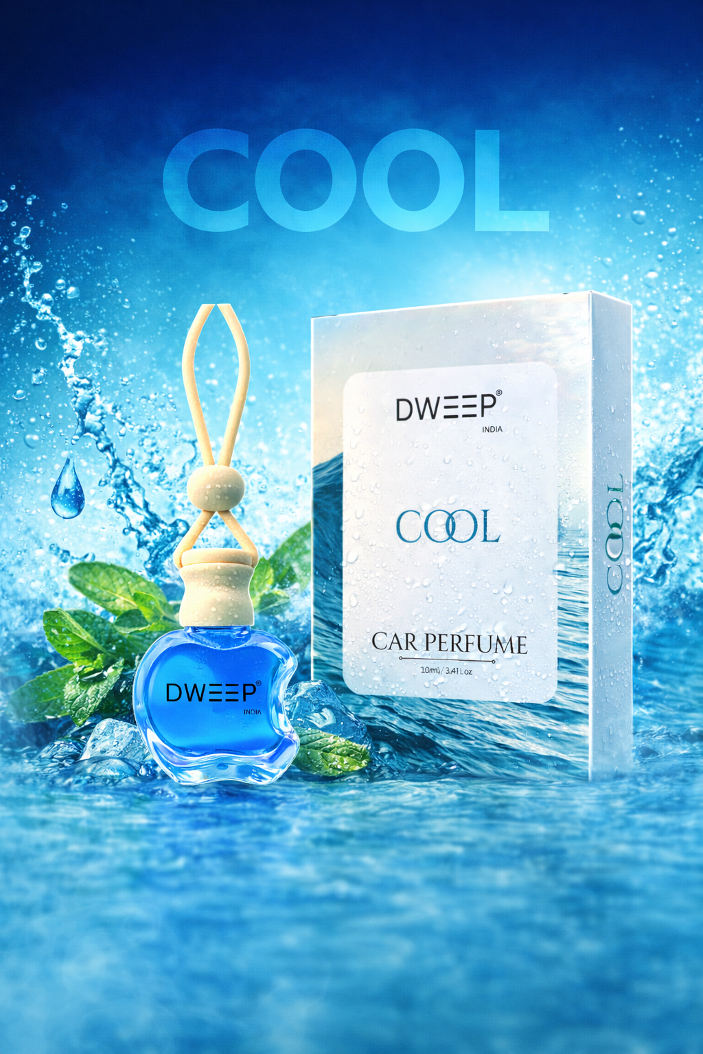 Dweep India Signature Series Car Perfume-Cool