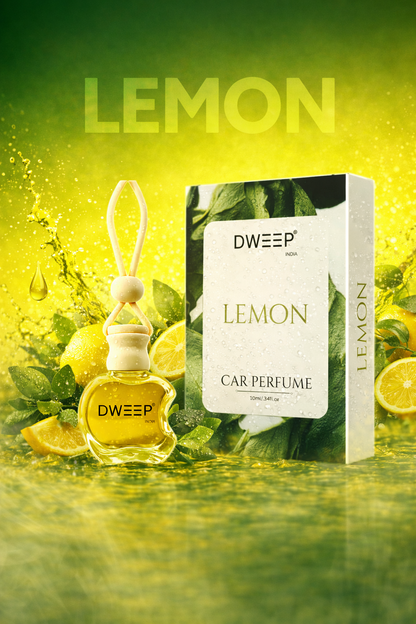 Dweep India Signature Series Car Perfume-Lemon