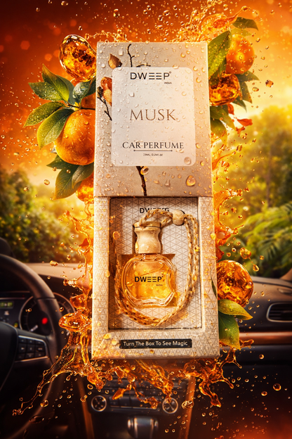 Dweep India Signature Series Car Perfume-Musk