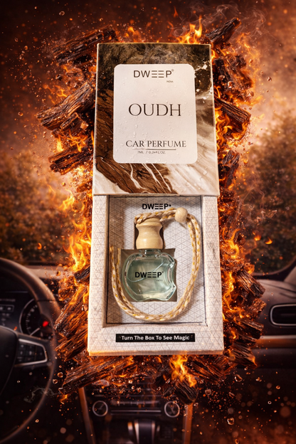 Dweep India Signature Series Car Perfume-Oudh
