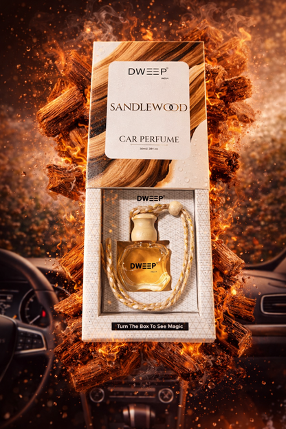 Dweep India Signature Series Car Perfume-Sandalwood