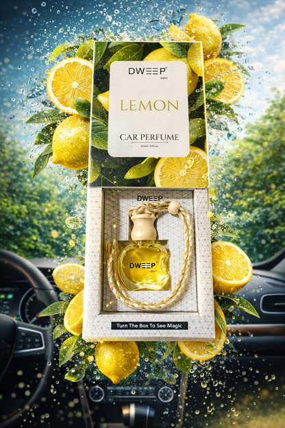 Dweep India Signature Series Car Perfume-Lemon