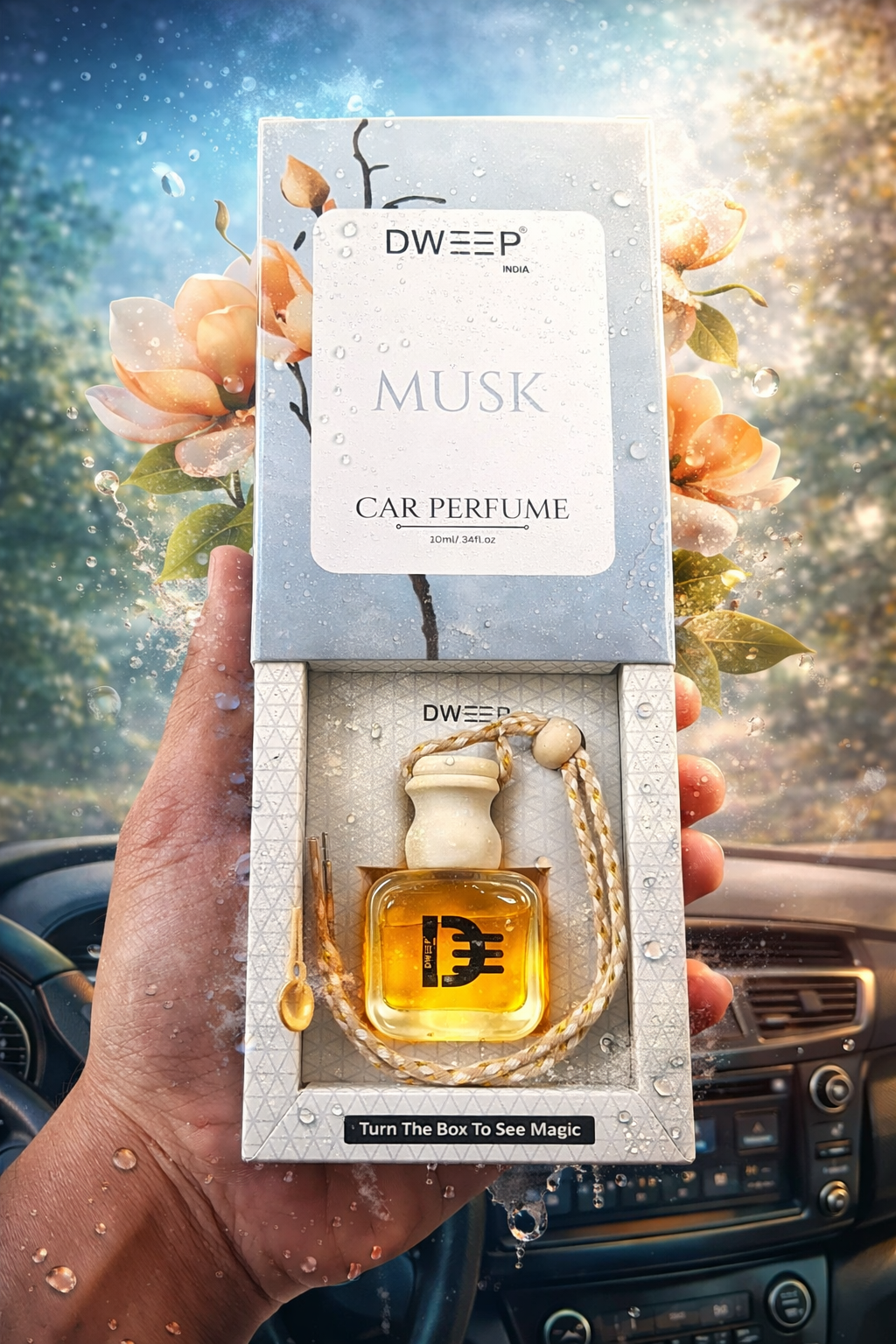 Dweep India Signature Series Car Perfume- Musk