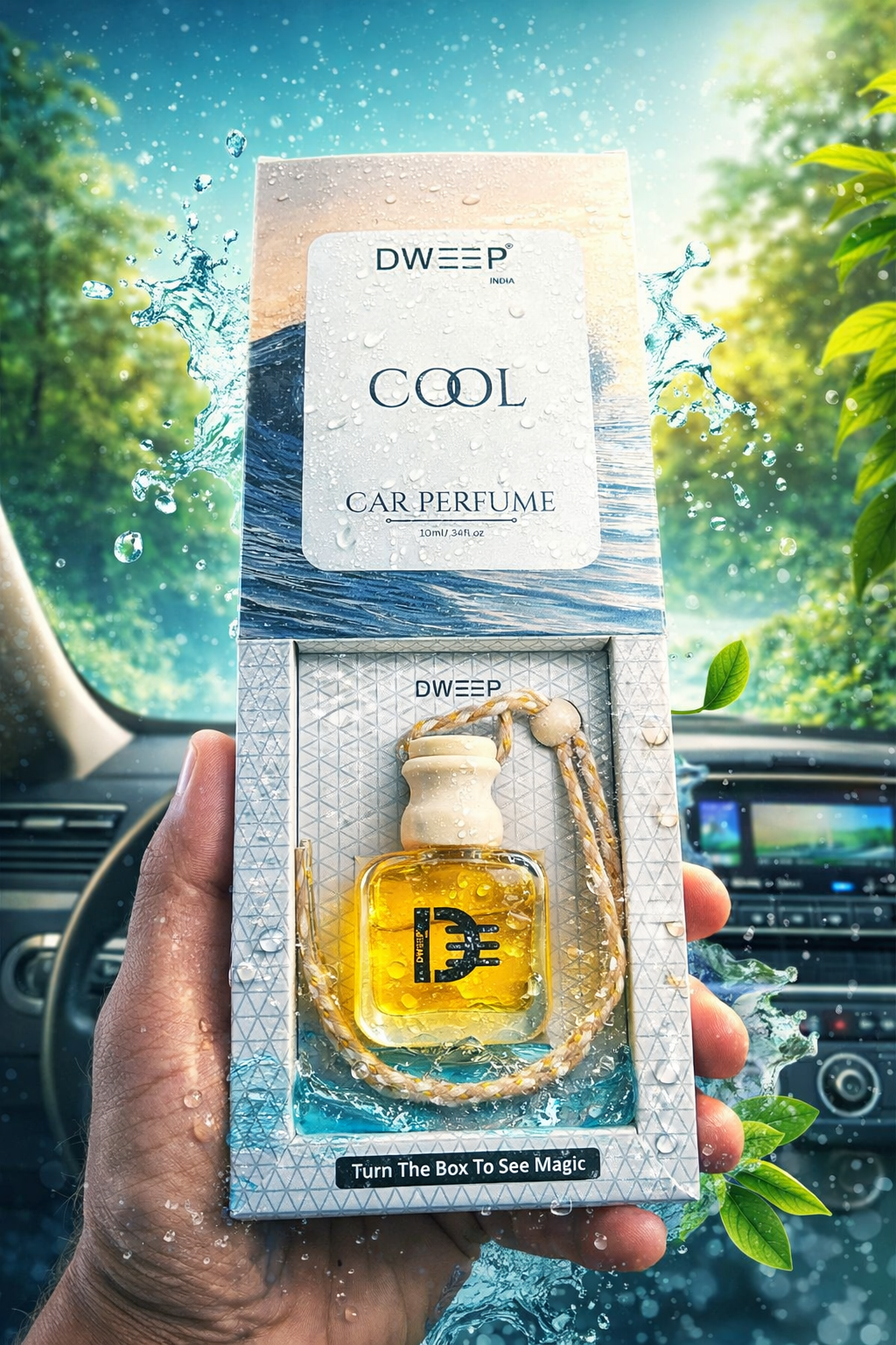Dweep India Signature Series Car Perfume- Cool