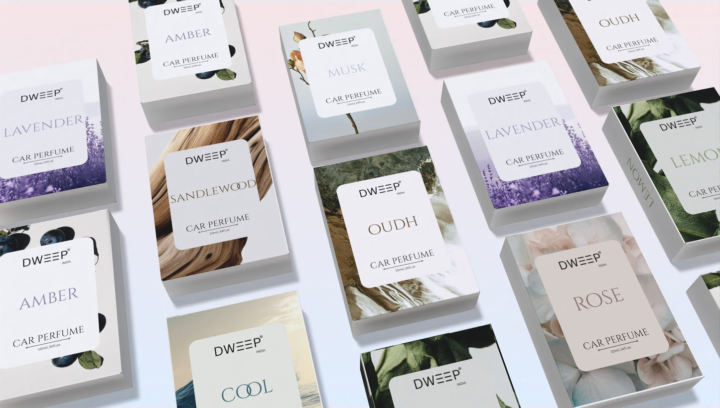 Dweep India Signature Series Car Perfume-Lavender