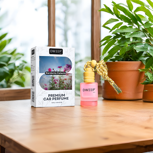 Dweep India Premium Car Perfume Gardenia Celeste