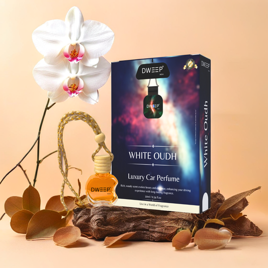Dweep India White Oudh Luxury Car Perfume