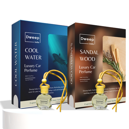 Dweep India Cool water & Sandalwood Car Perfume