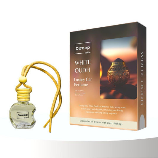 Dweep India White Oudh Car Perfume