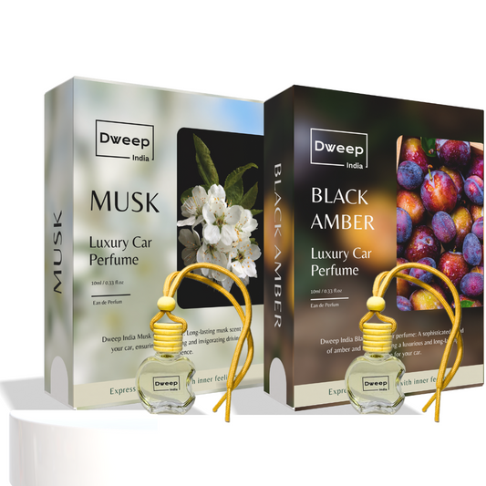 Dweep India Musk & Black Amber Car Perfume