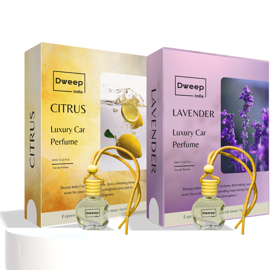 Dweep India Citrus &  Lavender Car Perfume